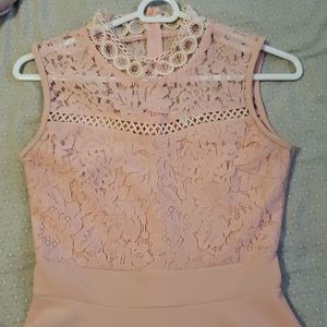 Fitted to flowy dress